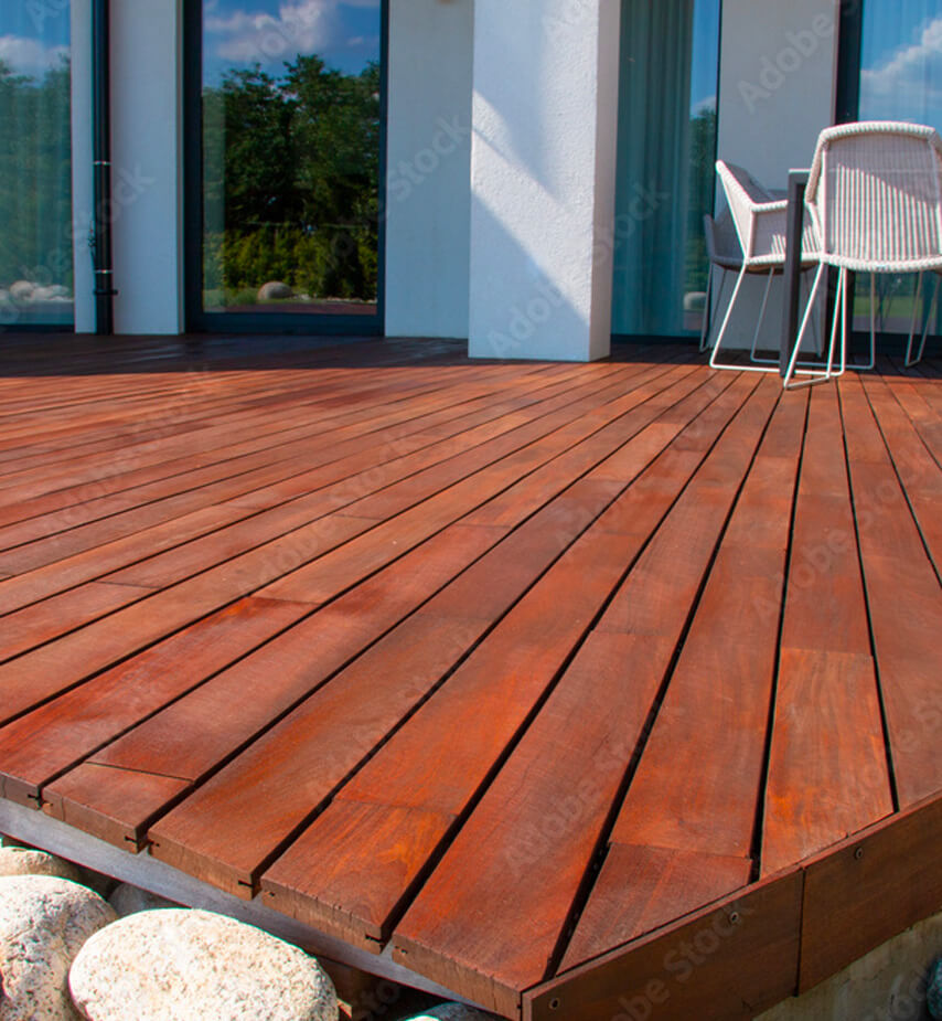 finished deck
